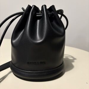 Charles & Keith Black Bucket Bag